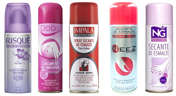 Spray ou óleo secante